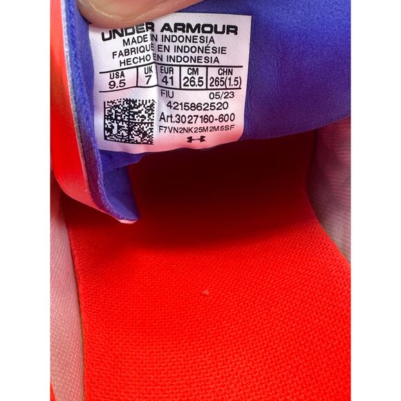 Under Armour Magnetico Elite 3 FG Pro Soccer Cleats Womens 9.5 Red Green NEW UK7 - Picture 8 of 8